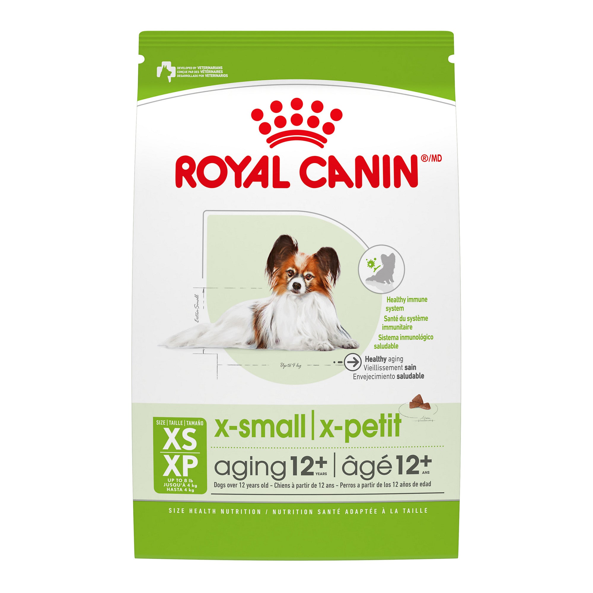 Royal Canin Size Health Nutrition X-Small Aging 12+ Nourriture sèche pour chiens 