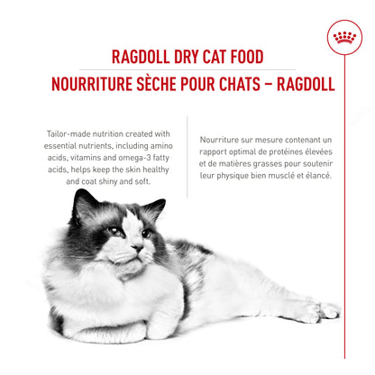 Royal Canin Feline Breed Nutrition Ragdoll Croquettes pour Chats Adultes