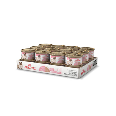 Royal Canin Feline Health Nutrition Mother &amp; Babycat Mousse Ultra Douce en Sauce Nourriture en Conserve pour Chat