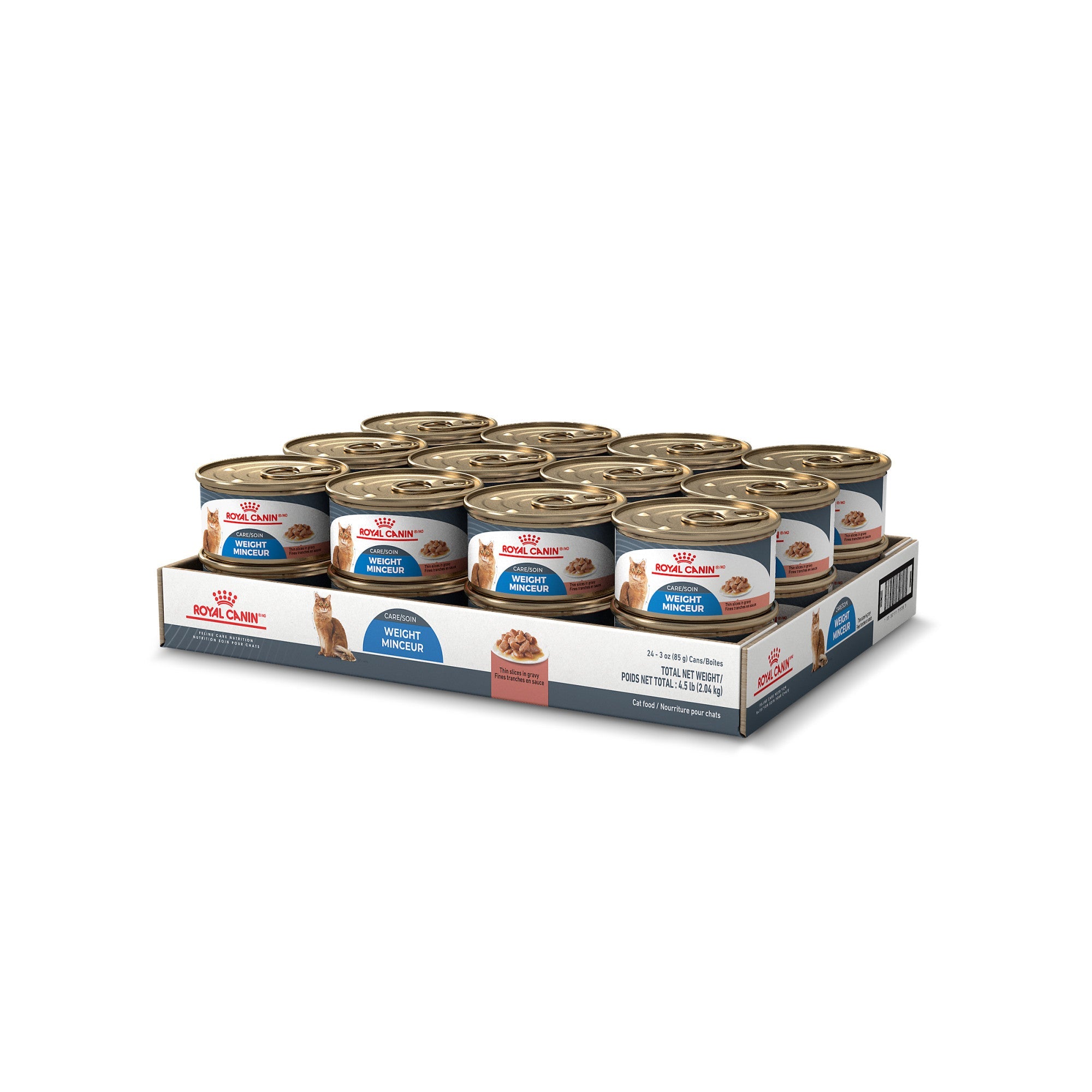 Royal Canin Nourriture en conserve pour chat Adult Weight Care Tranches en sauce