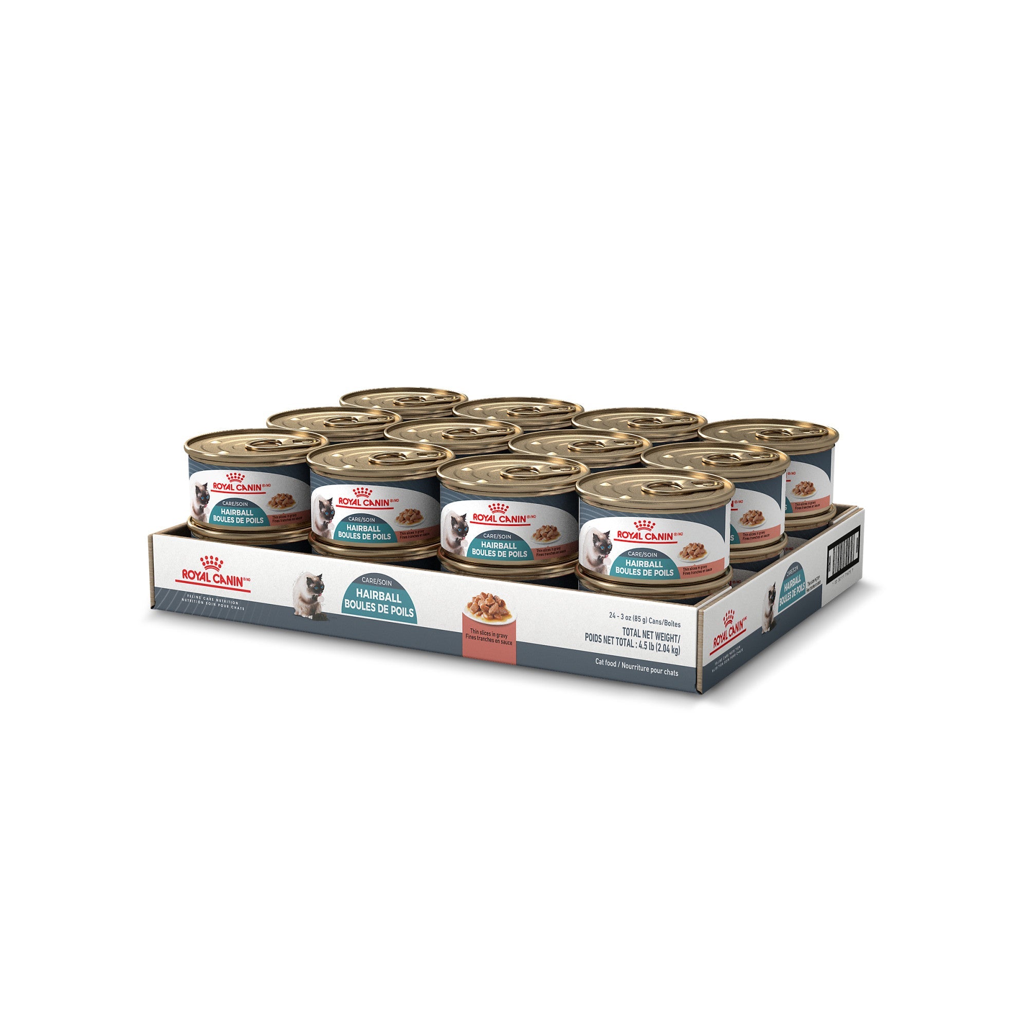 Royal Canin Feline Care Nutrition Hairball Care Thin Slices in Gravy Canned Cat Food