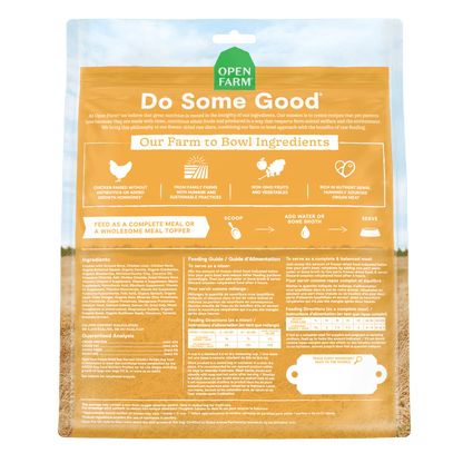 Open Farm Dog Food Harvest Chicken Freeze Dried Raw - 99g - Dog Food - Open Farm - PetMax Canada