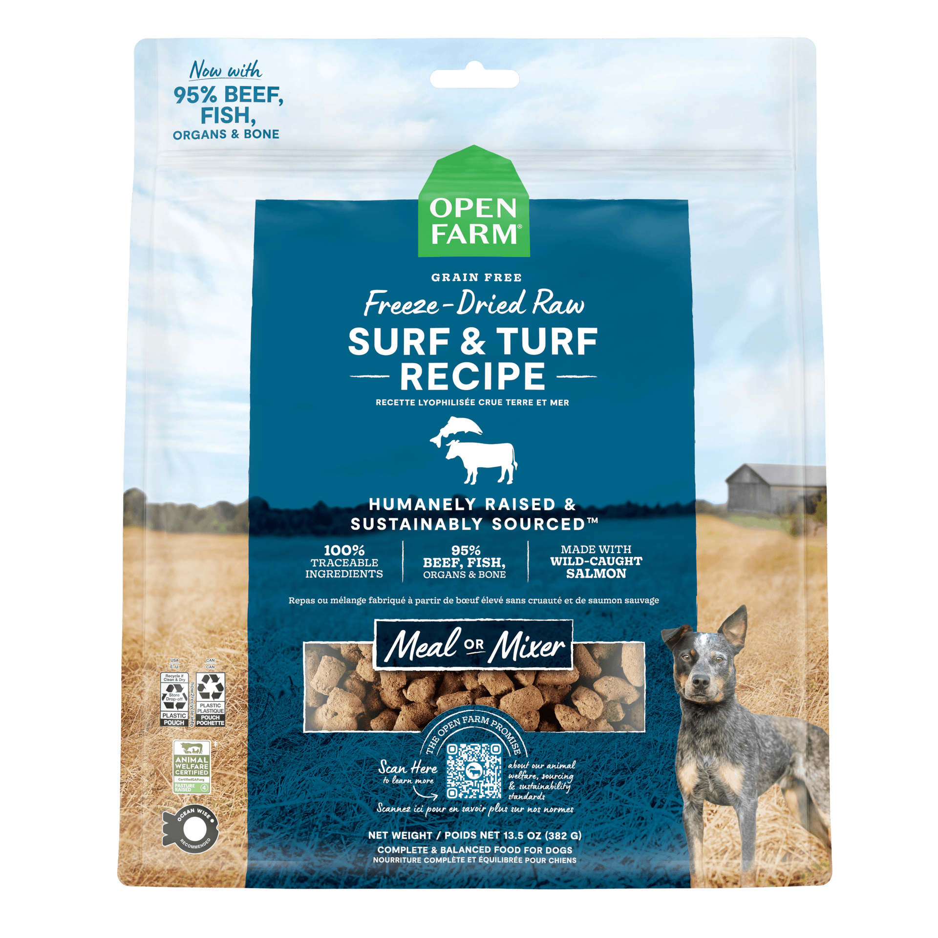 Open Farm Dog Food Surf & Turf Freeze Dried Raw – PetMax