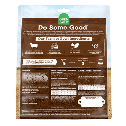 Open Farm Dog Food Pasture Raised Lamb Freeze Dried Raw - 99g - Dog Food - Open Farm - PetMax Canada