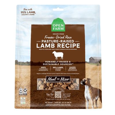 Open Farm Dog Food Pasture Raised Lamb Freeze Dried Raw - 99g - Dog Food - Open Farm - PetMax Canada
