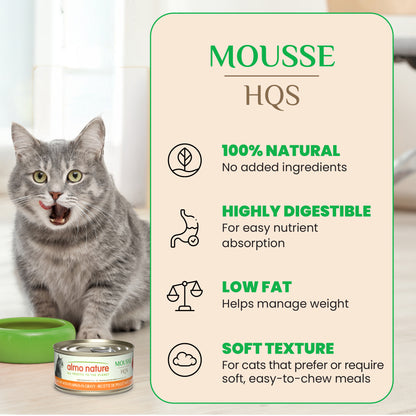 Almo Nature HQS Mousse Chicken With Pumpkin in Gravy