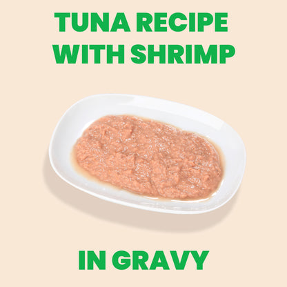 Almo Nature HQS Mousse Tuna With Shrimp In Gravy