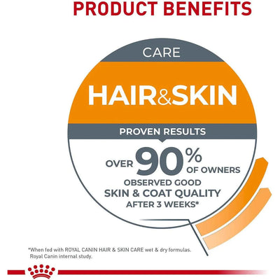 Royal Canin Cat Pouches Chunks In Gravy Adult Hair & Skin - 85g - Canned Cat Food - Royal Canin - PetMax Canada