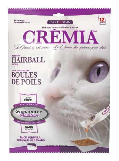 Oven Baked Cremia Lickable Grain Free Hairball Duck Tubes