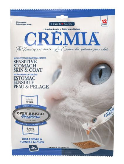 Oven Baked Cremia Lickable Grain Free Skin & Stomach Tuna Tubes