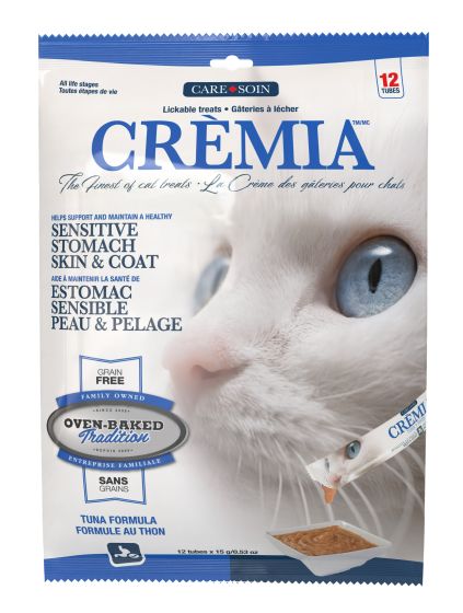 Oven Baked Cremia Lickable Grain Free Skin & Stomach Tuna Tubes
