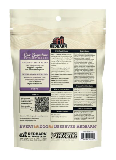Red Barn Air Dried Chicken Recipe for Puppies