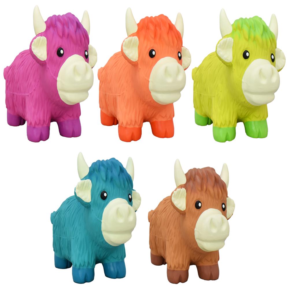 Multipet Latex Highland Cow Dog Toy - Dog Toy - Multipet - PetMax Canada