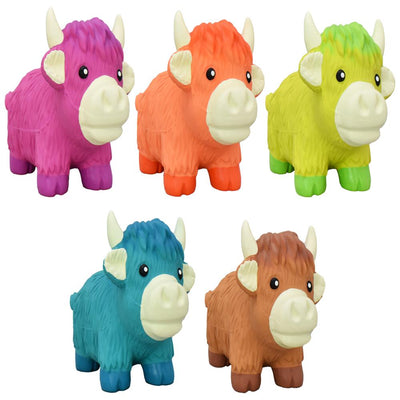 Multipet Latex Highland Cow Dog Toy - Dog Toy - Multipet - PetMax Canada