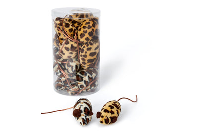 Bud Z Cat Toy Bulk Animal Print Mouse