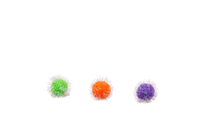 Bud Z Cat Toy Bulk Coloured Pompom