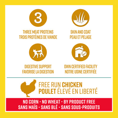 Nourriture pour chats Lifetime Poulet, dinde et flocons d'avoine