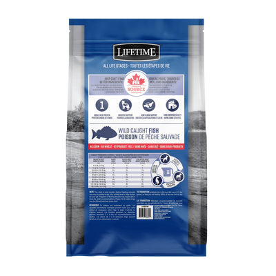 Lifetime All Life Stages Nourriture pour chiens de grandes races Farine de poisson et flocons d'avoine