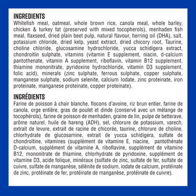 Lifetime All Life Stages Nourriture pour chiens de grandes races Farine de poisson et flocons d'avoine