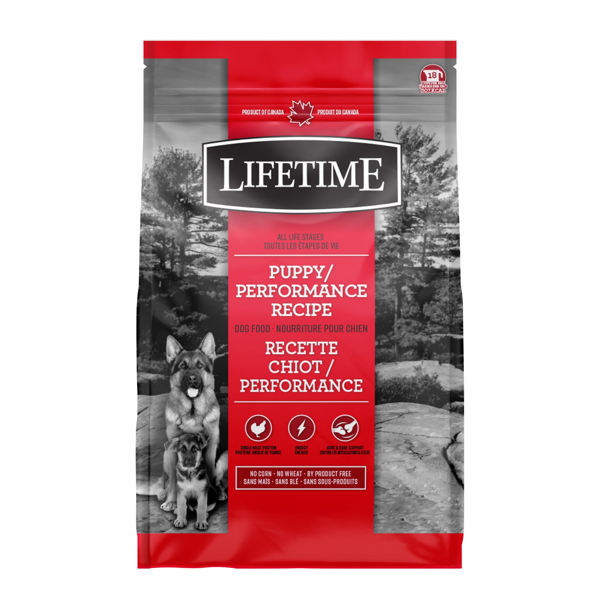 Lifetime All Life Stages Puppy & Performance Dog Food