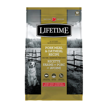 Lifetime All Life Stages Dog Food Pork & Oatmeal