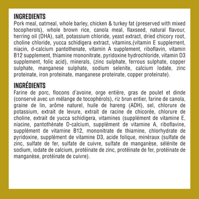 Lifetime All Life Stages Nourriture pour chiens au porc et à l'avoine