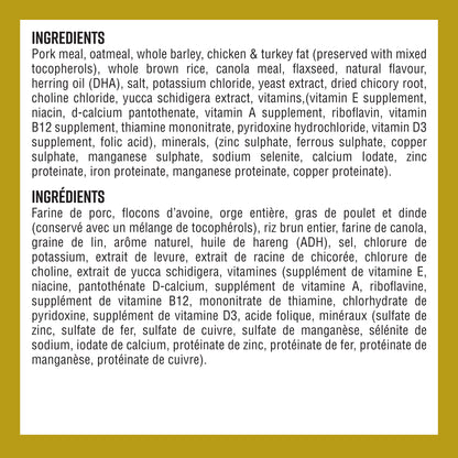 Lifetime All Life Stages Dog Food Pork & Oatmeal
