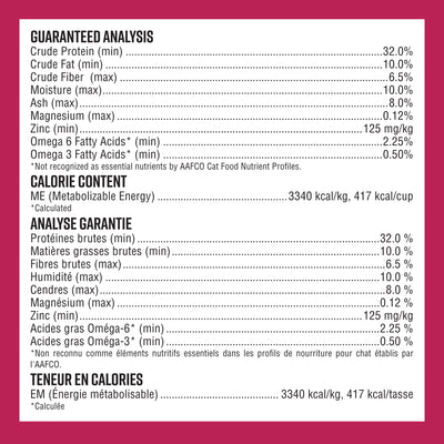 Lifetime Cat Food Adulte Intérieur Poulet et Flocons d'Avoine