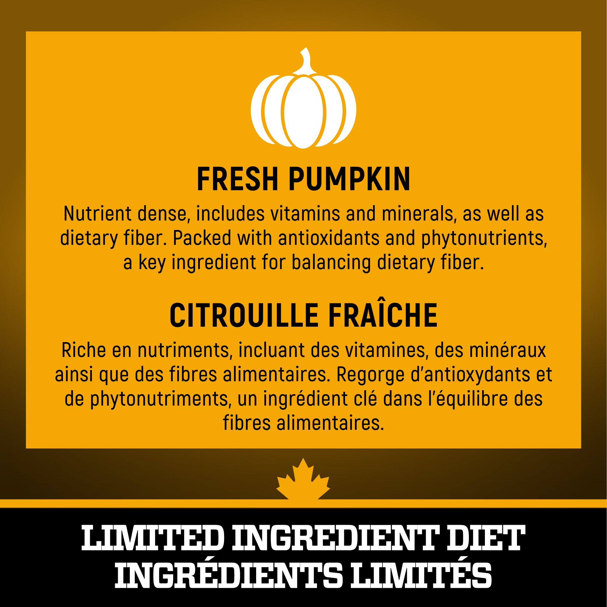 Wholesome Blend Nourriture pour chiens Soins digestifs Recette de dinde et de citrouille