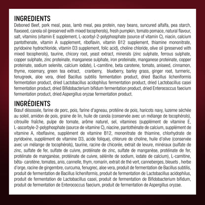 Wholesome Blend Nourriture pour chiens Poids santé Recette de bœuf et de citrouille