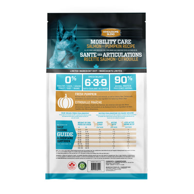 Wholesome Blend Dog Food Large Breed Mobility Care Recette de saumon et de citrouille