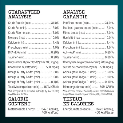 Wholesome Blend Dog Food Large Breed Mobility Care Recette de saumon et de citrouille