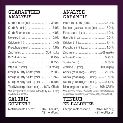 Wholesome Blend Nourriture pour chiens Soin de la peau et du pelage Recette de saumon et de citrouille
