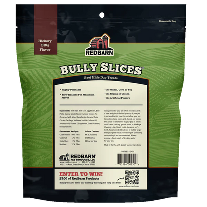Red Barn Natural Bully Slices Hickory BBQ Flavor