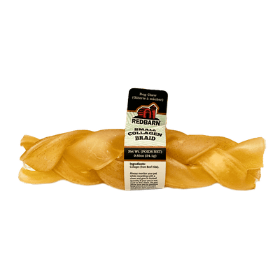 Red Barn Collagen Dog Treats Braid  Natural Chews  | PetMax Canada