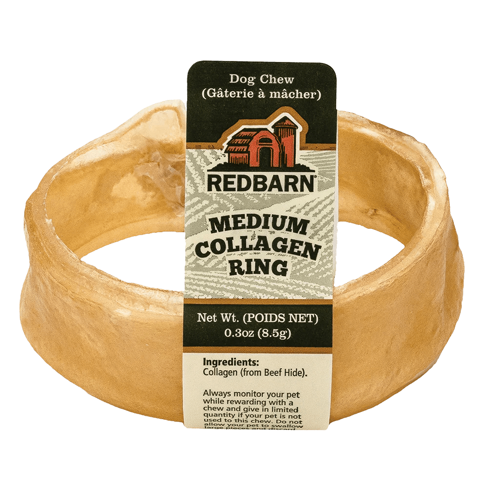 Red Barn Collagen Dog Treats Ring  Natural Chews  | PetMax Canada