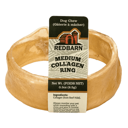 Red Barn Collagen Dog Treats Ring - 3" - Natural Chews - Red Barn Pet Products - PetMax Canada