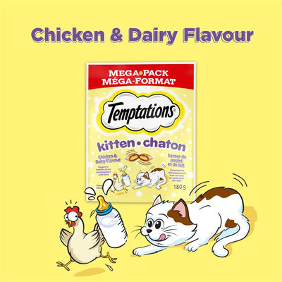 Temptations Kitten Cat Treats Chicken & Dairy Flavour