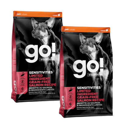 Go! Sensitivities Limited Ingredient Grain Free Salmon recipe for dogs