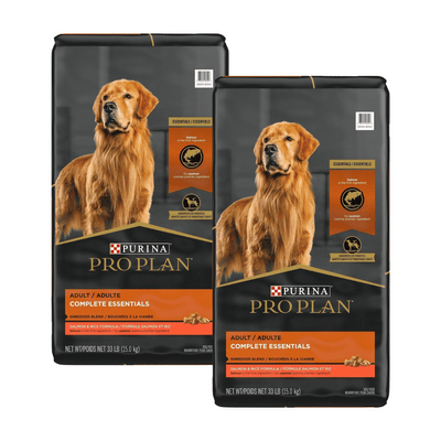 Purina Pro Plan Nourriture pour chiens riche en protéines avec probiotiques pour chiens Mélange déchiqueté Formule saumon et riz 