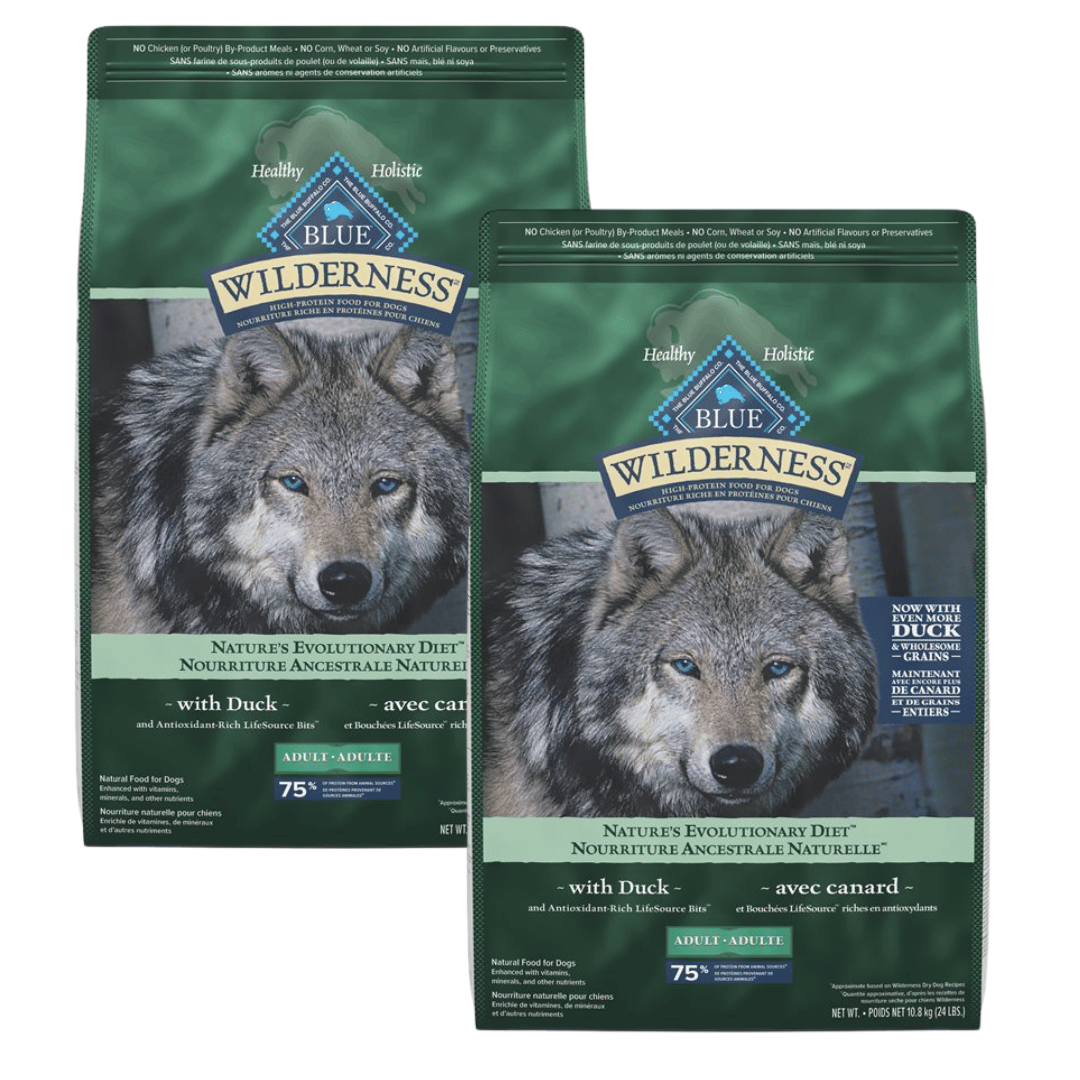 Nourriture pour chiens Blue Buffalo Wilderness au canard