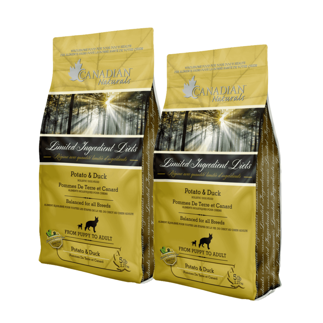 Nourriture pour chiens Canadian Naturals LID Pommes de terre et canard