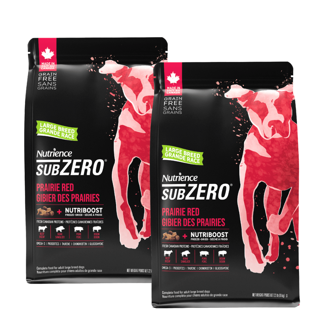 Nutrience Nourriture pour chiens sans céréales de grande race SubZero Prairie Red