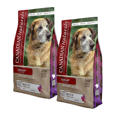 Canadian Naturals Grain Free Senior Red Meat Dog Food