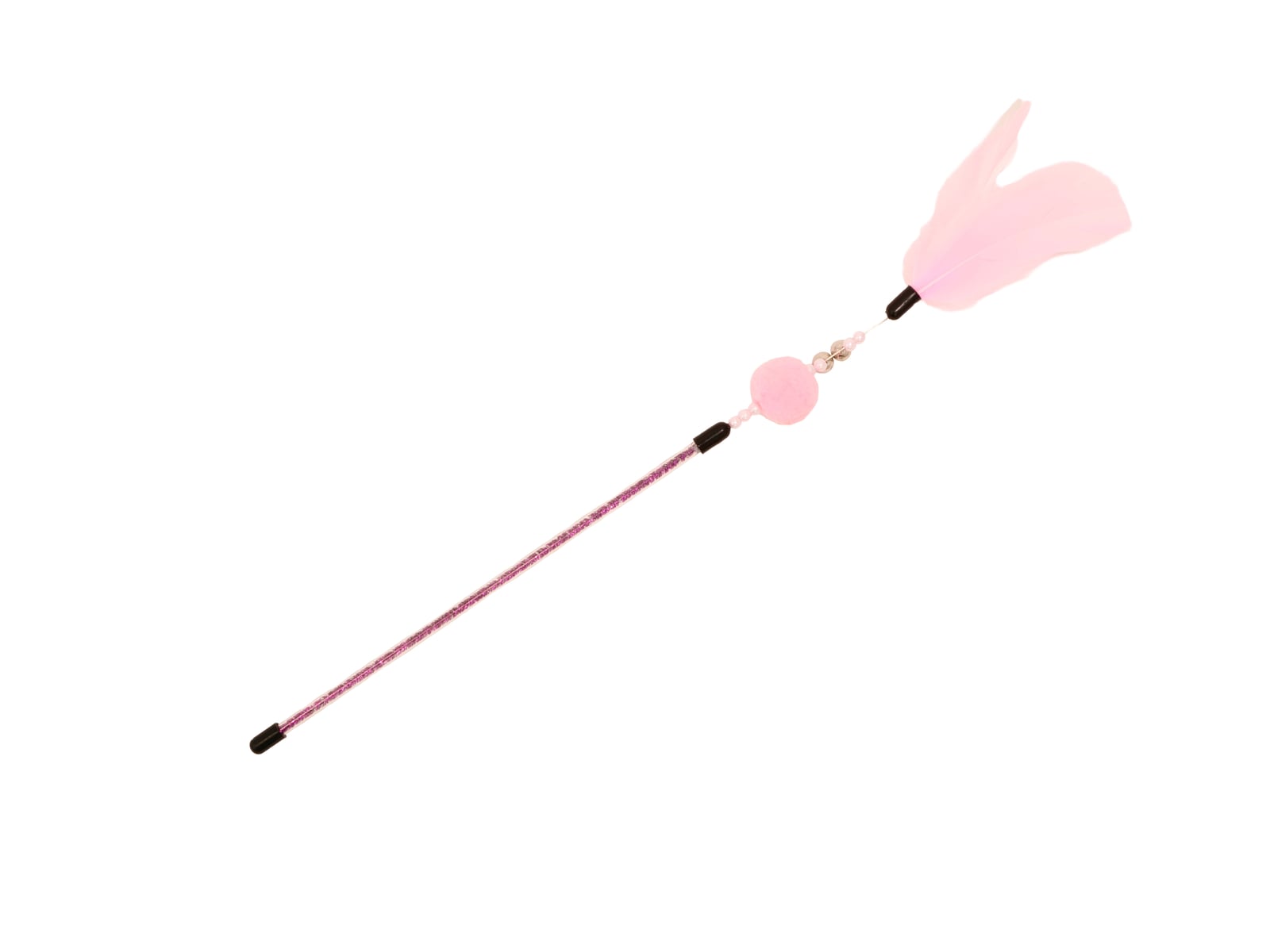 Bud-Z Cat Wand Toy Feather Duster Cotton Candy