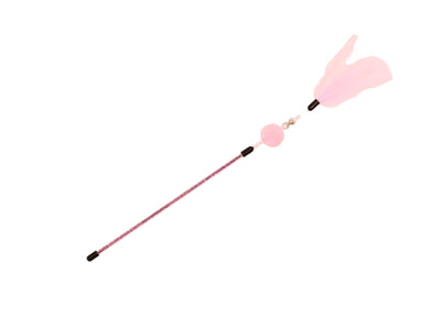 Bud-Z Cat Wand Toy Feather Duster Cotton Candy
