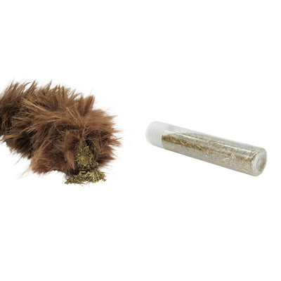 Bud-Z Cat Toy With Catnip Tube With Silky Tail Mouse