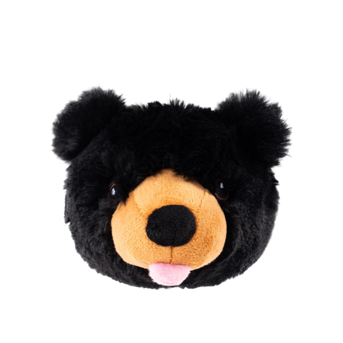 Tall Tails Plush Black Bear 2 in 1 Fetch Dog Toy