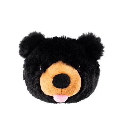 Tall Tails Plush Black Bear 2 in 1 Fetch Dog Toy