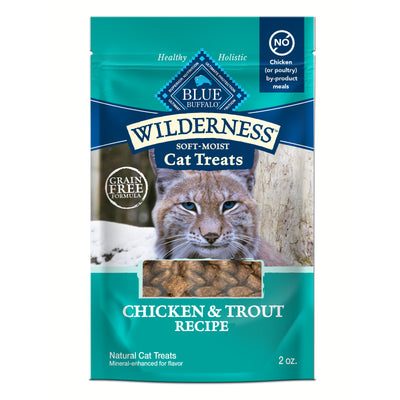 Blue Buffalo Wilderness Cat Treats Chicken & Trout - Image 2 - Blue Buffalo - PetMax Canada